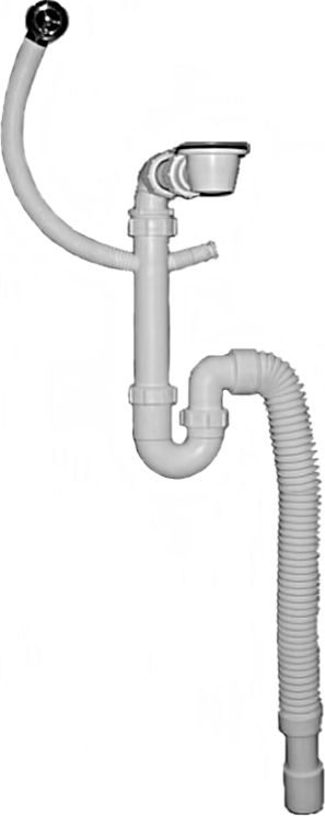 Рукомойник Altasan Kompakt подвесная со сливом и кронштейнами UPP50s - 2