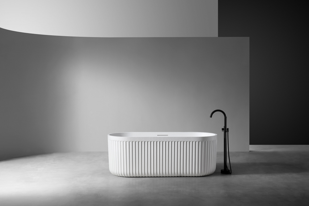 Ванна из искусственного камня ABBER Stuttgart AM9925 белая матовая - 1