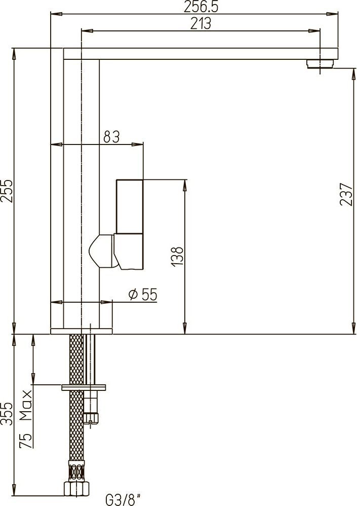 Смеситель для кухни Paini Cucina 64CR579Q90KM - 2