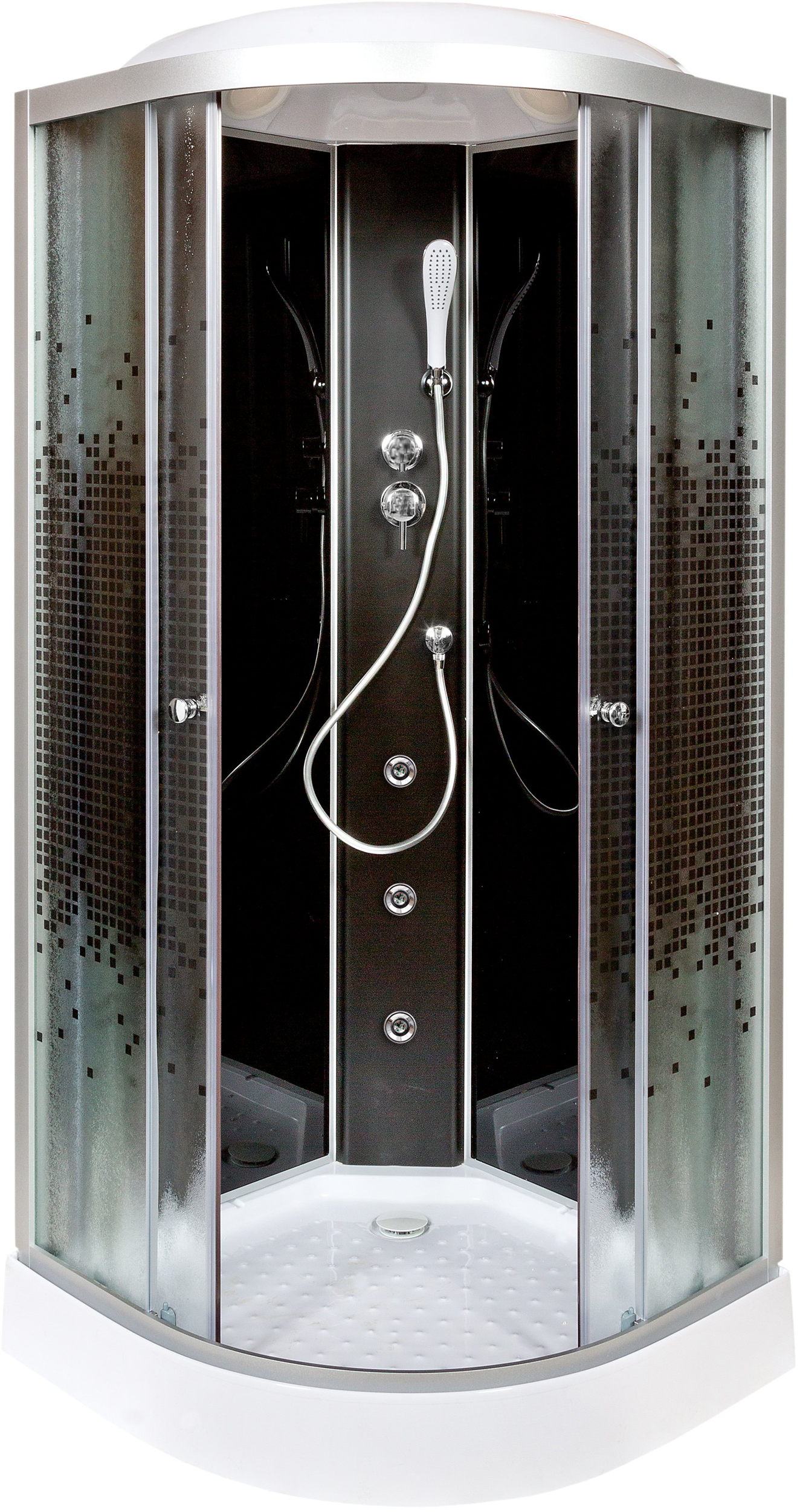 Душевая кабина DETO L801GMBLACK - 1