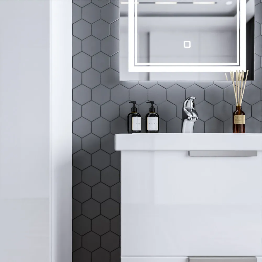 Тумба под раковину Бриклаер Хелена 60 белый  4627125416354 - 4