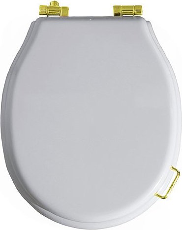 Крышка-сиденье Simas Lante LA003 белая, петли золото LA003 oro - 0