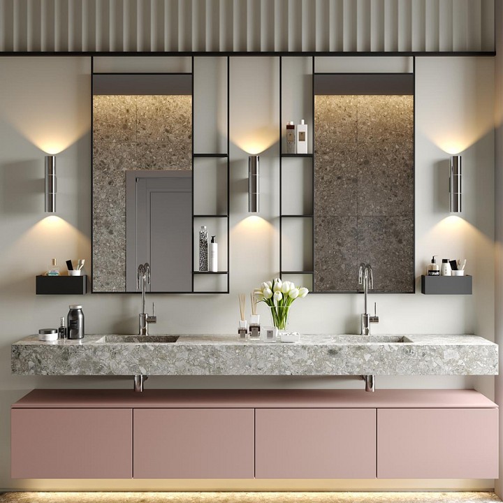 Настенный светильник Odeon Light Hightech Bazel 4281/2WA - 2