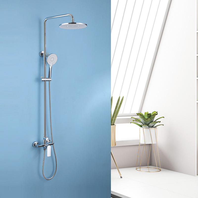 Душевая стойка Abber Weiss Insel хром  AF8020 - 1