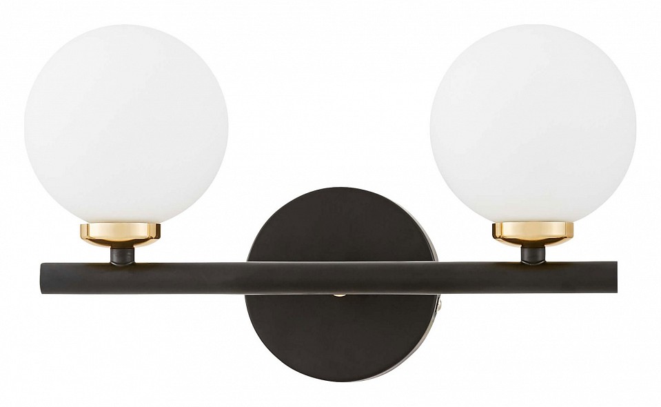 Бра LUMINA DECO Marsiada LDW 6033-2 BK+F.GD - 2
