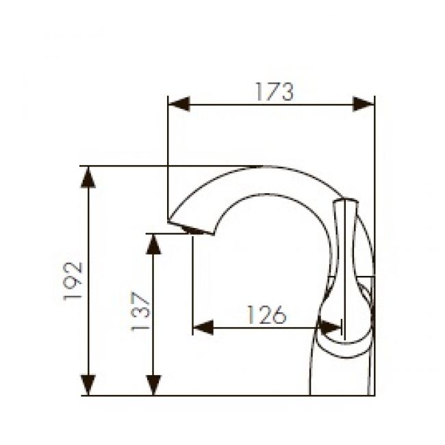 Смеситель Kaiser Comba 48011 для раковины, хром - 1