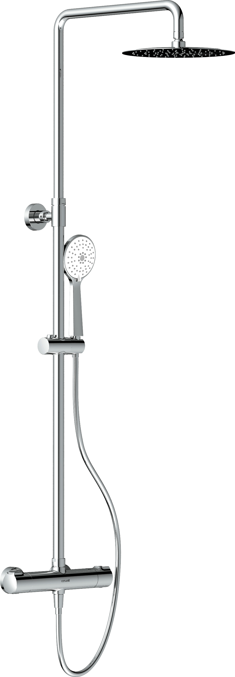 Душевая стойка Cersanit Odra с термостатом, хром 63069 - 0