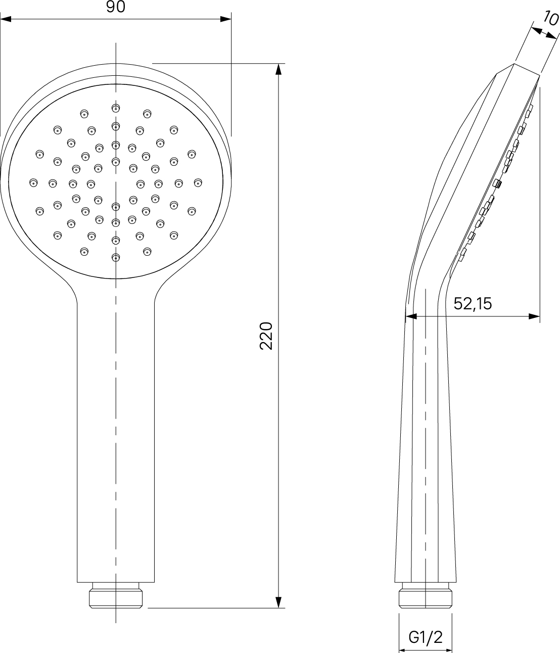 Душевая стойка Milardo Simp SIMSB1FM89 - 5