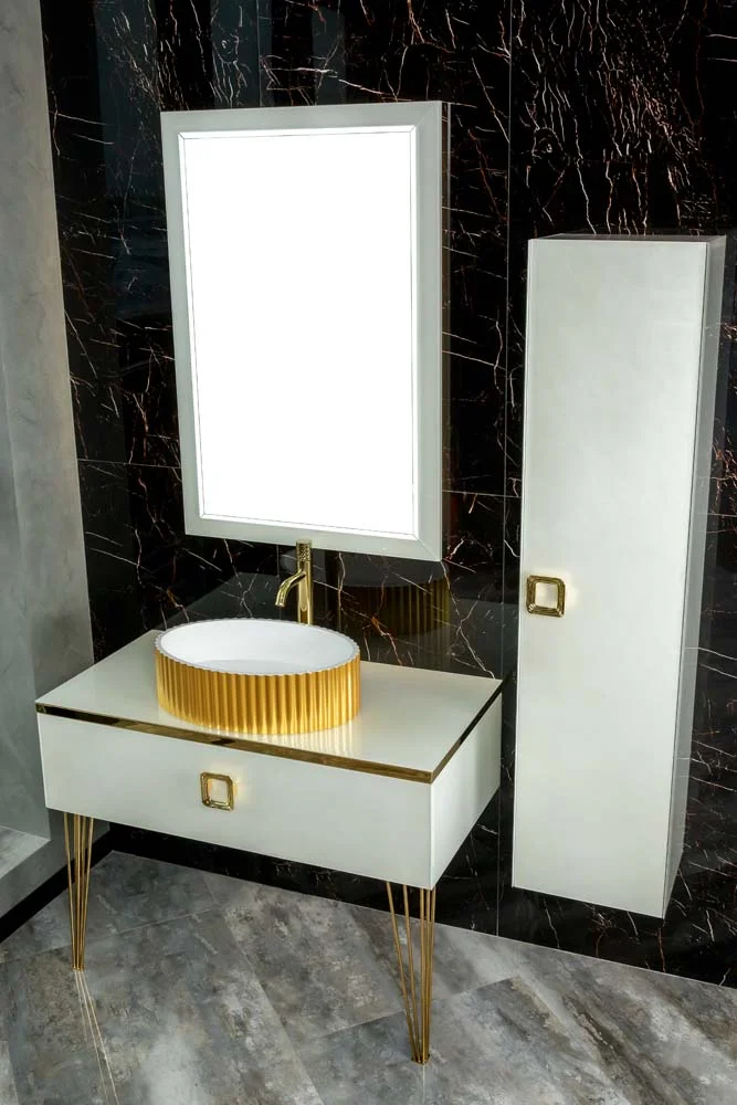 Тумба под раковину Armadi Art Lucido 100 белый 770-100-W - 4