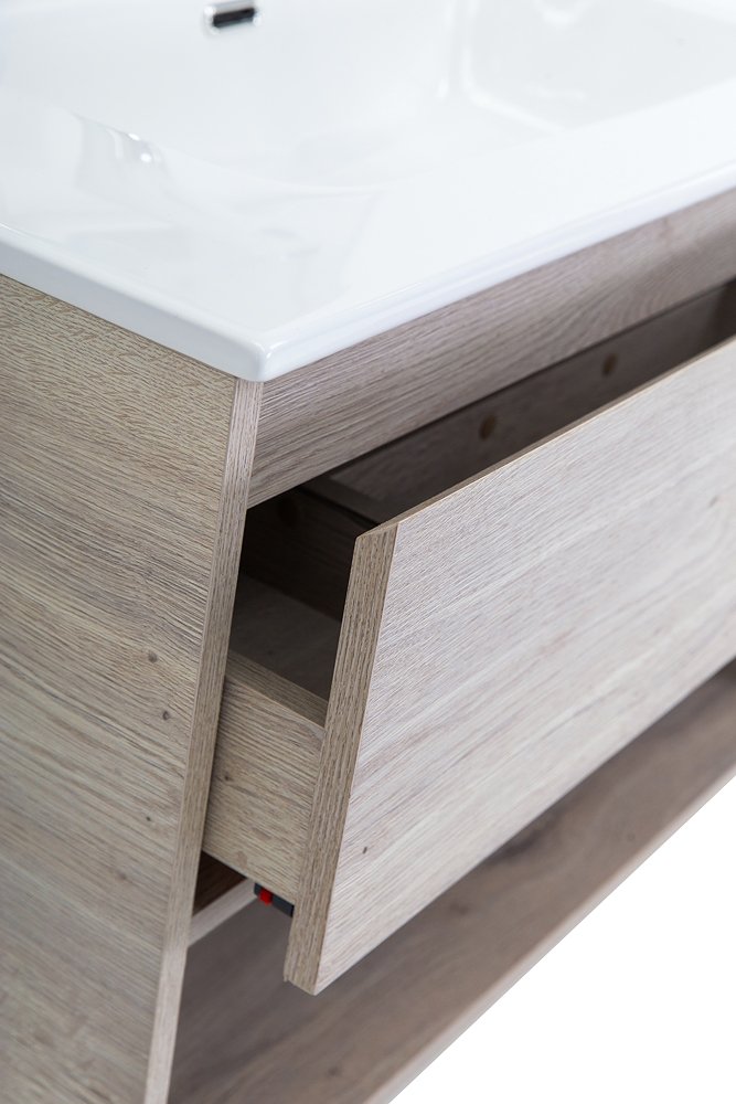 Тумба с раковиной BelBagno Kraft 80 светлое дерево - 3