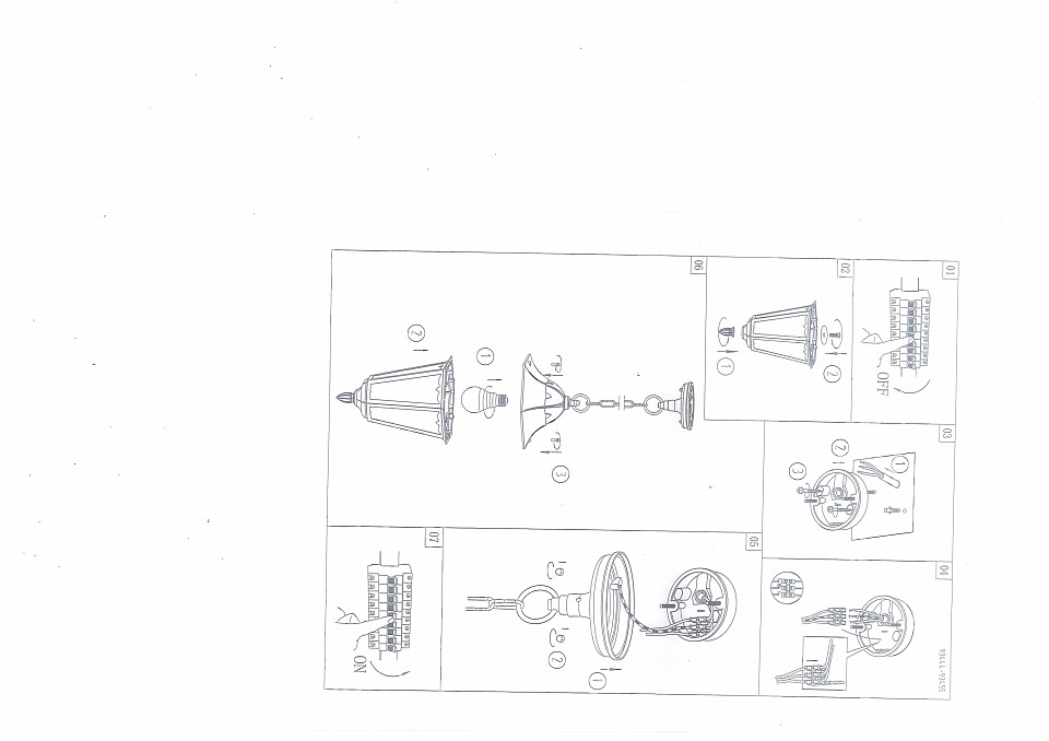 Уличный подвесной светильник Eglo Navedo 93455 - 2