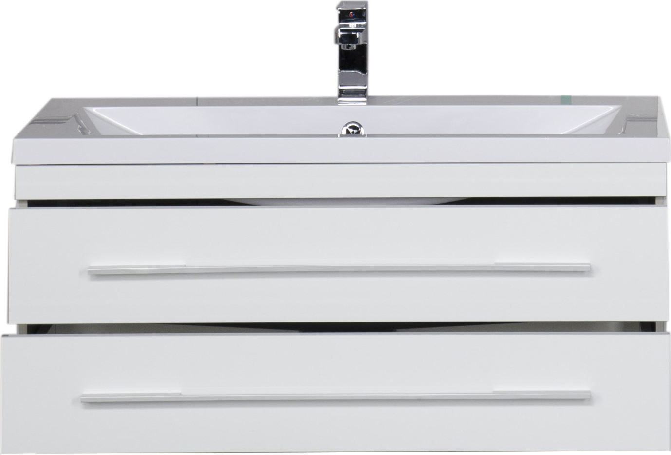 Тумба с раковиной Aquanet Верона 100 подвесная белая 175382 - 3