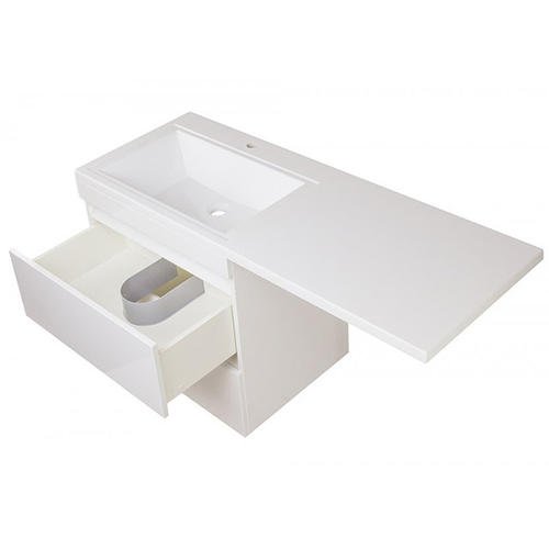 Тумба под раковину Style Line Даллас 115 Люкс Plus, белый  СС-00000651 - 2