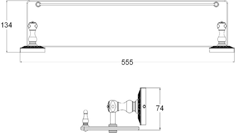 Полка Zorg Antic AZR 15 SL - 1