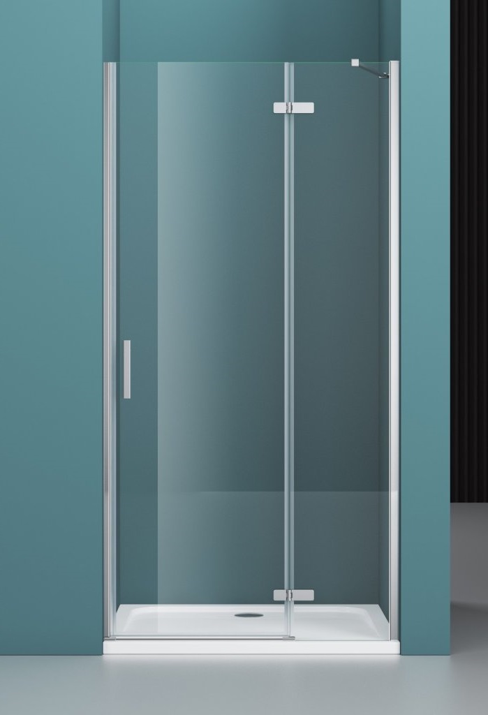 Душевая дверь BelBagno Kraft 90 хром  KRAFT-B-12-60/30-C-Cr-R - 0