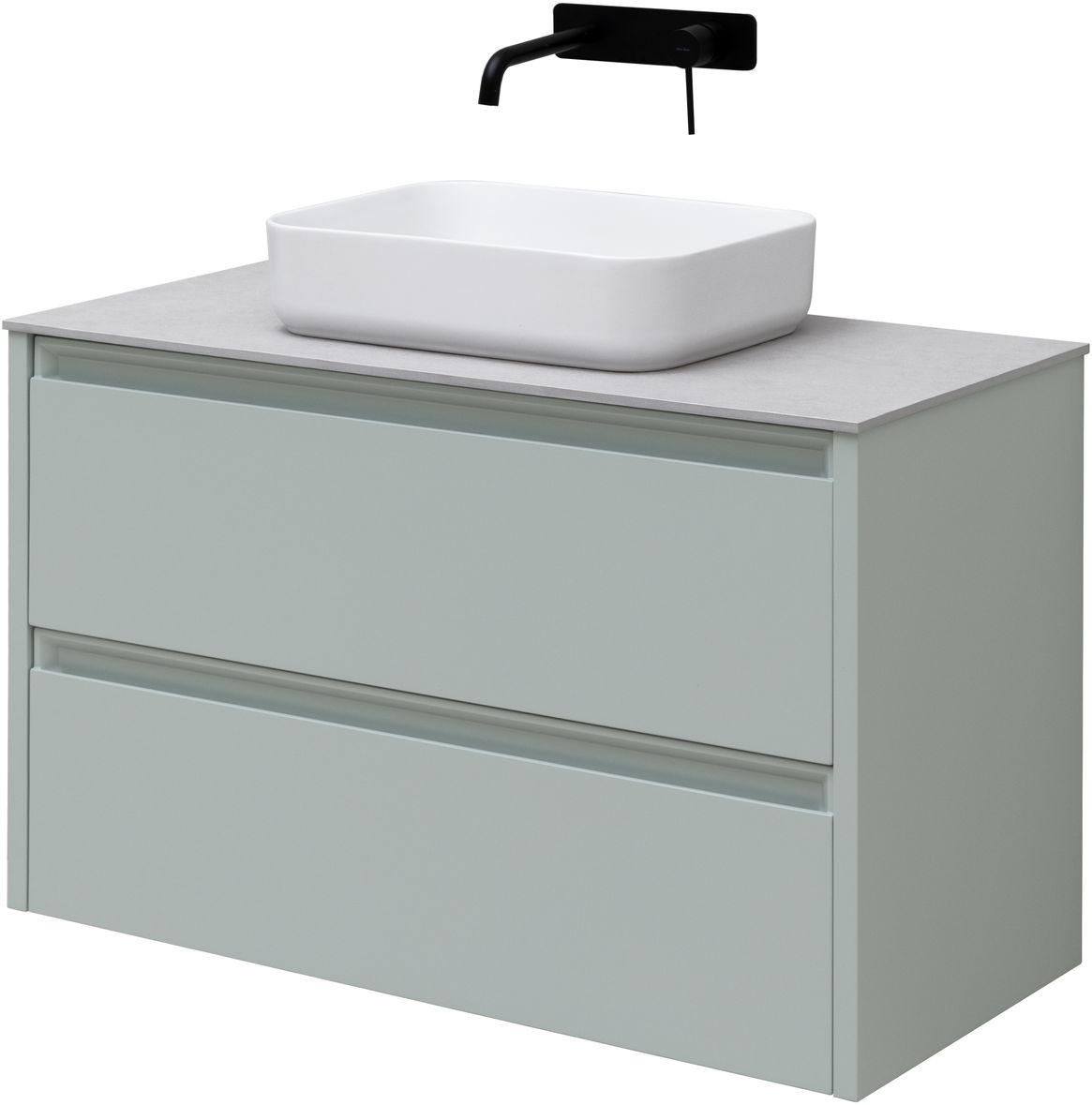 Тумба под раковину Allen Brau Fantasy 100 светло - зеленый матовый 1.11003.PWM - 0