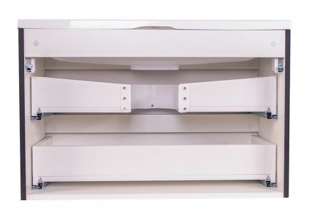 Тумба под раковину Style Line Бергамо мини 80 Люкс Plus, черный  СС-00002324 - 3