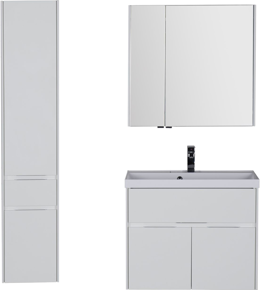 Зеркало-шкаф Aquanet Латина 80 белый 179635 - 3