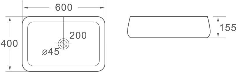 Раковина SantiLine SL-1061 - 1
