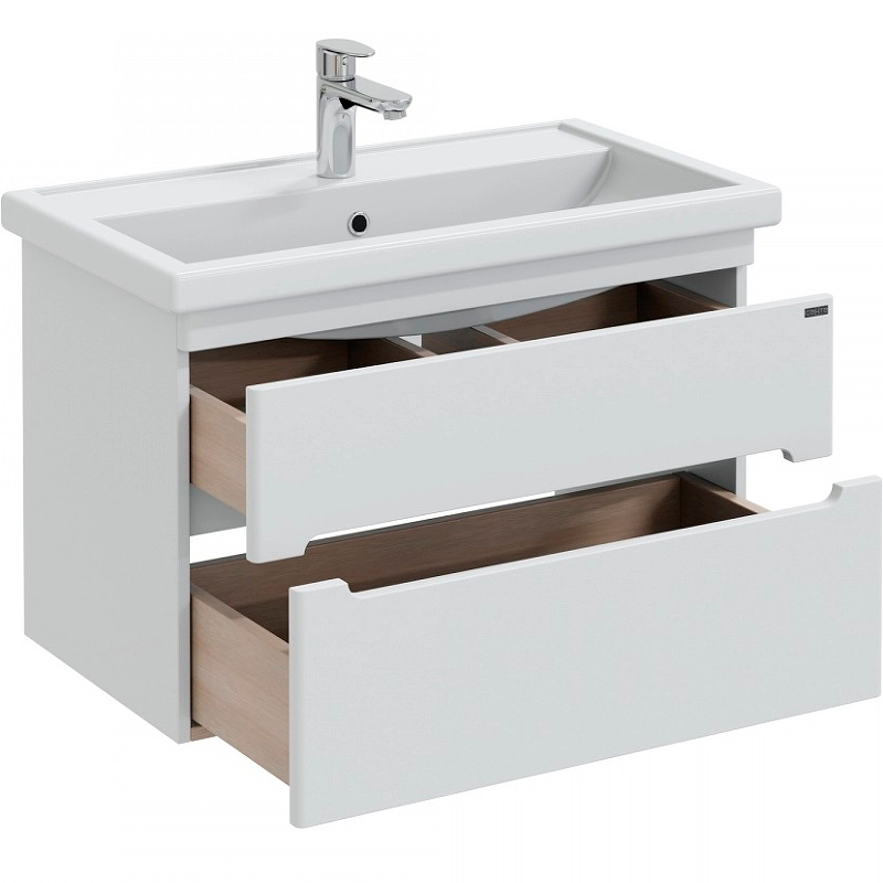 Тумба под раковину подвесная Санта Лондон 80 белый 224037 - 1