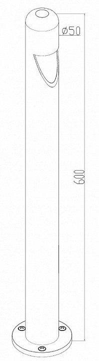 Наземный низкий светильник Maytoni Hagen O423FL-L5GF - 3