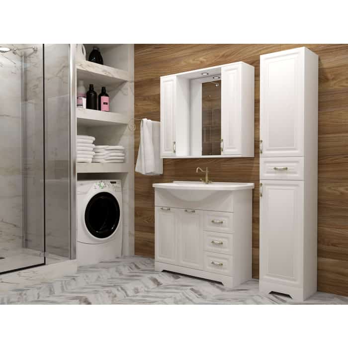 Шкаф-пенал Stella Polar Кармела 30 R белый SP-00000192 - 2