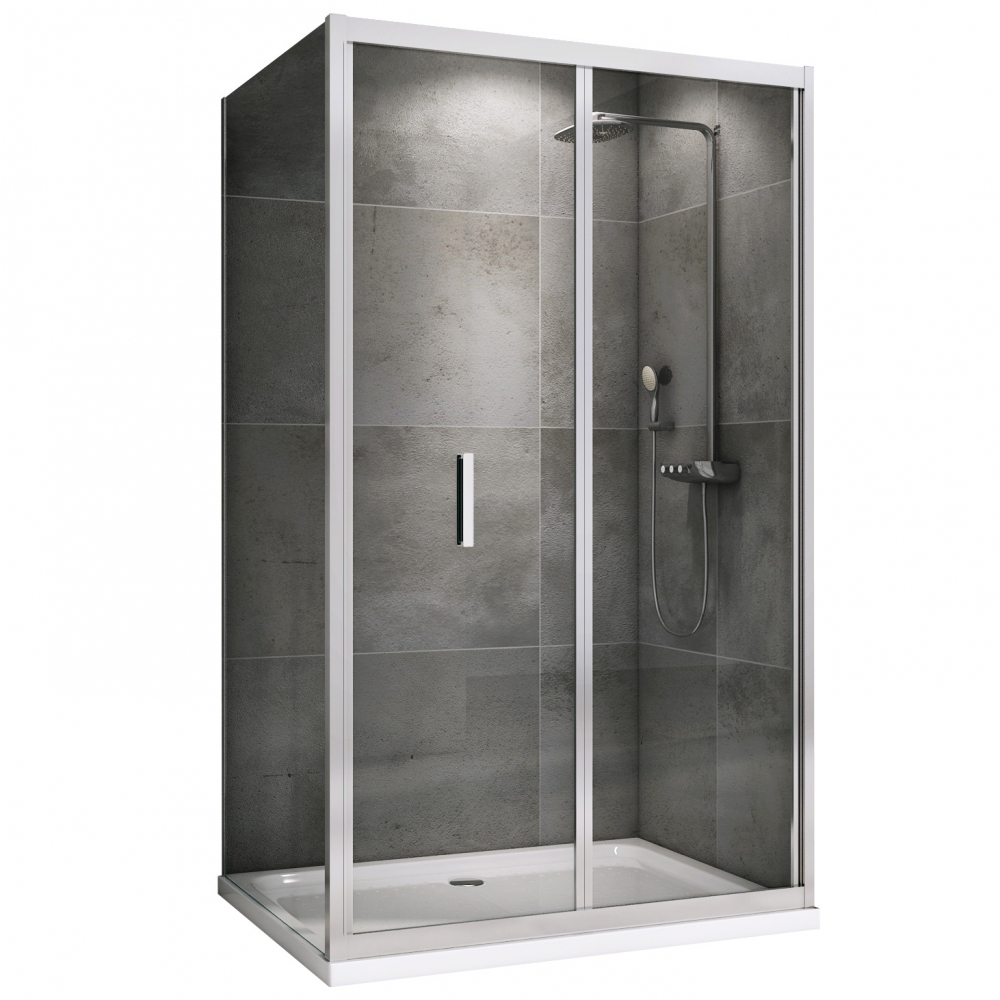 Душевой уголок Abber Sonnenstrand 110x80 профиль хром  AG07110-S80 - 0