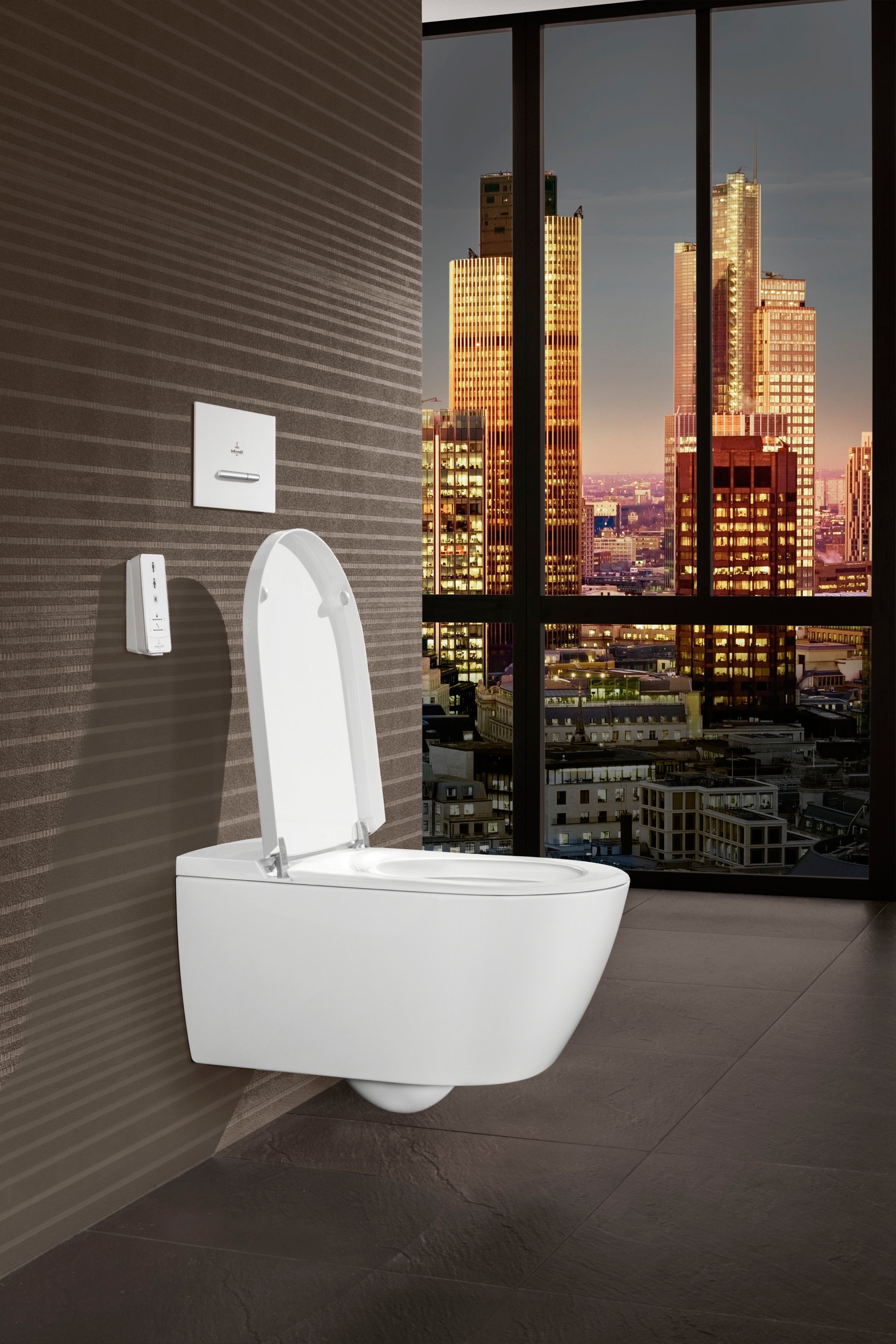 Унитаз подвесной Villeroy & Boch Viclean V0E100R1 альпийский белый, с функцией биде - 2
