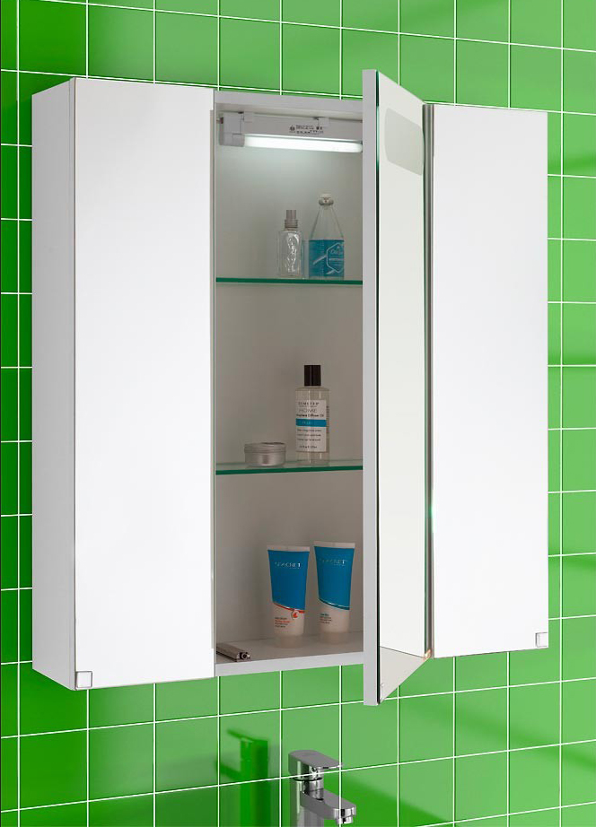 Зеркало-шкаф Vod-Ok Мальта 80, белый 4818 - 3