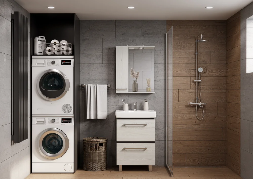 Тумба с раковиной Aquaton Ронда 60 светлое дерево - 6