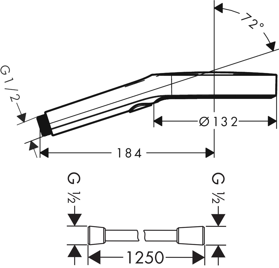 Душевой комплект Hansgrohe RainSelect 8 в 1 - 15