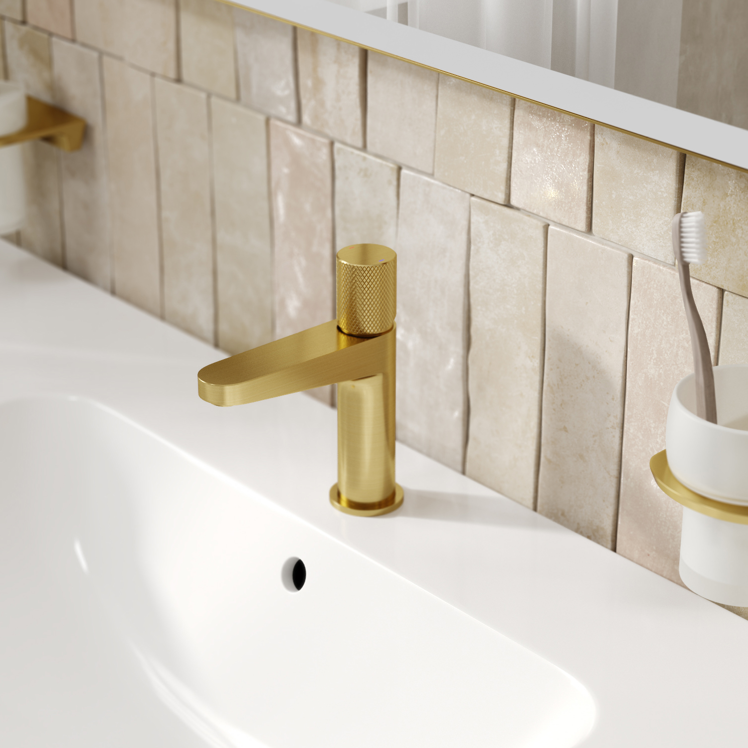 Смеситель для раковины WasserKRAFT Schunter золото матовый 8203 - 2