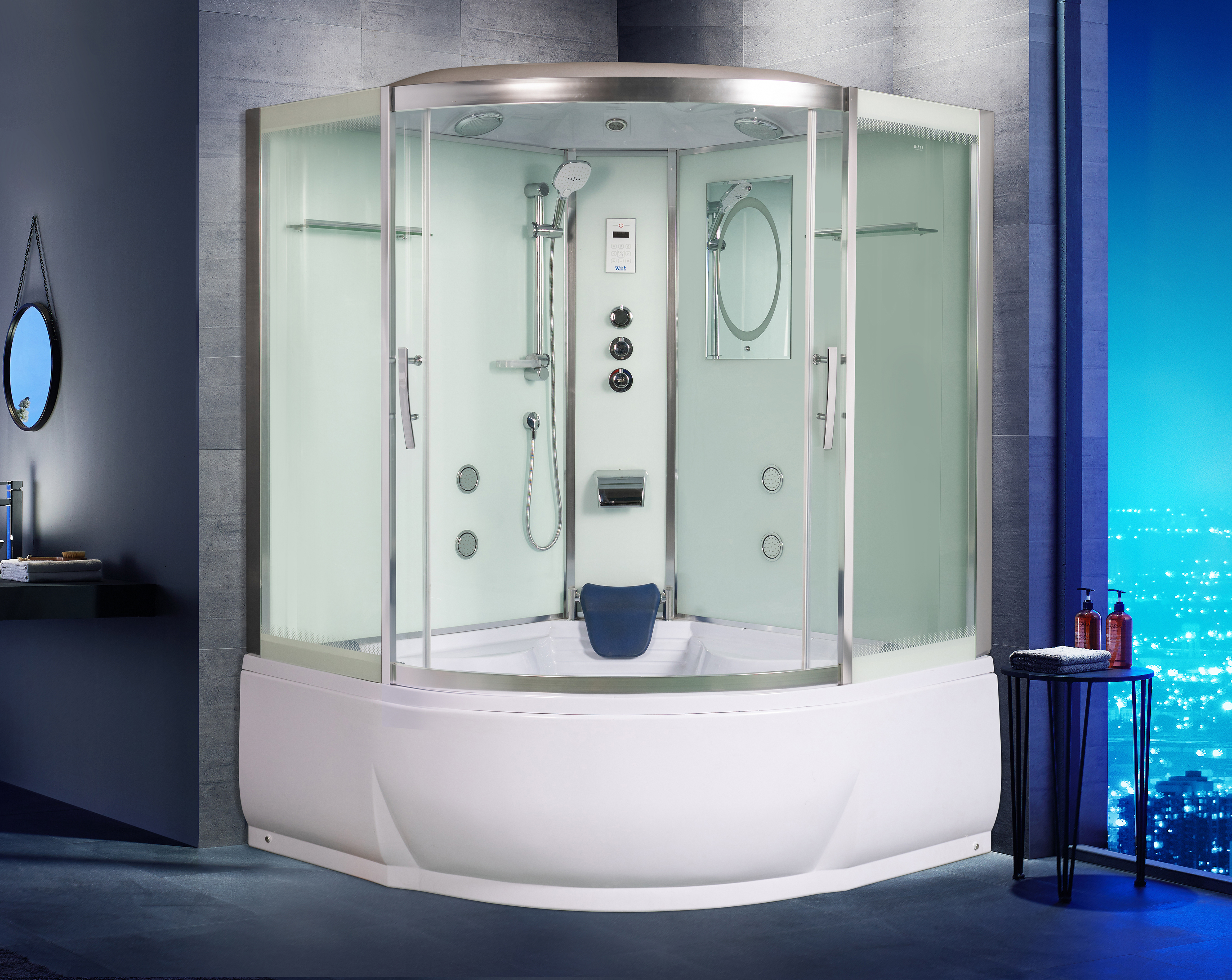 Душевой бокс Weltwasser WW500 EMMER 15055 150х150 хром  10000003291 - 1