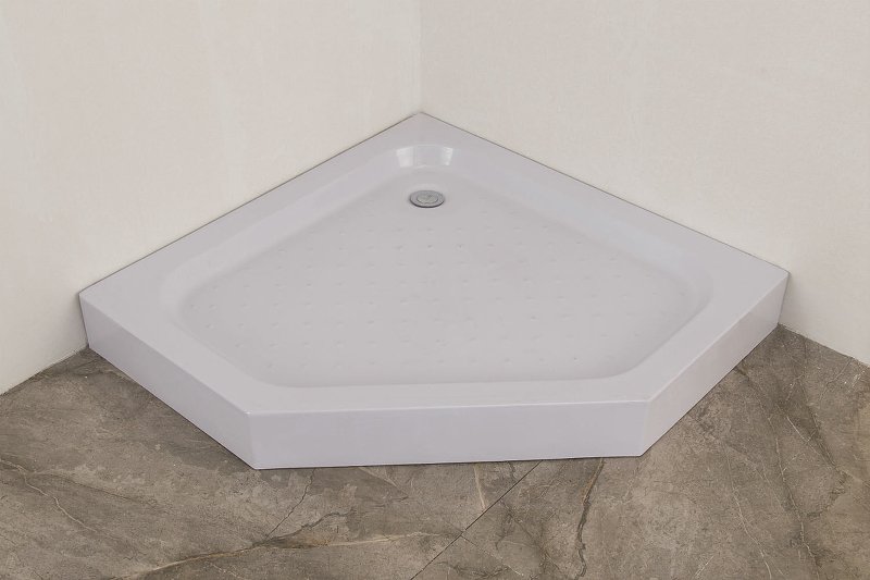 Душевой уголок Agger A03 90х90 хром с поддоном A03-090TCR - 1