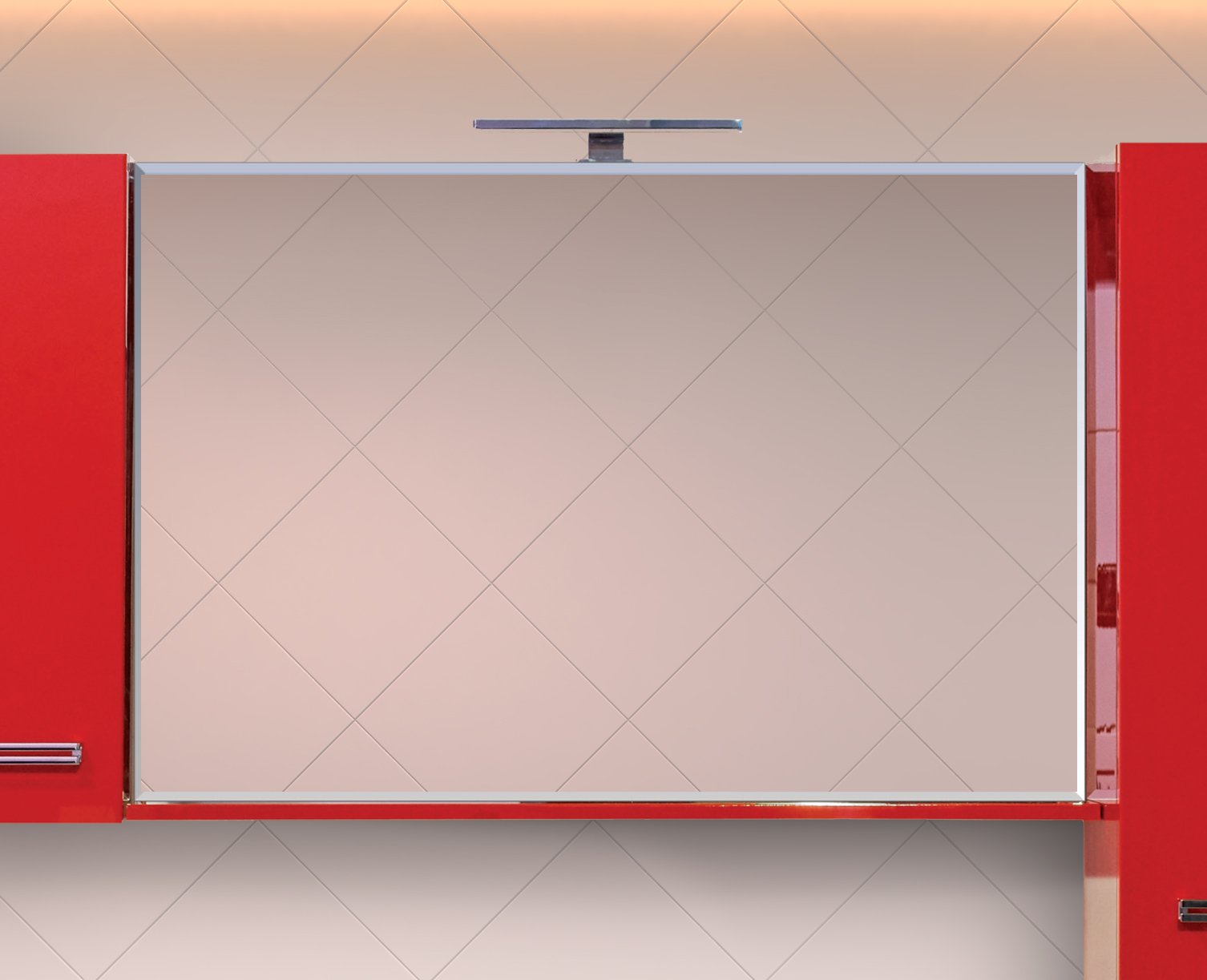 Мебель для ванной Misty Атланта красная Л-Атл01060-04ПрПо - 2