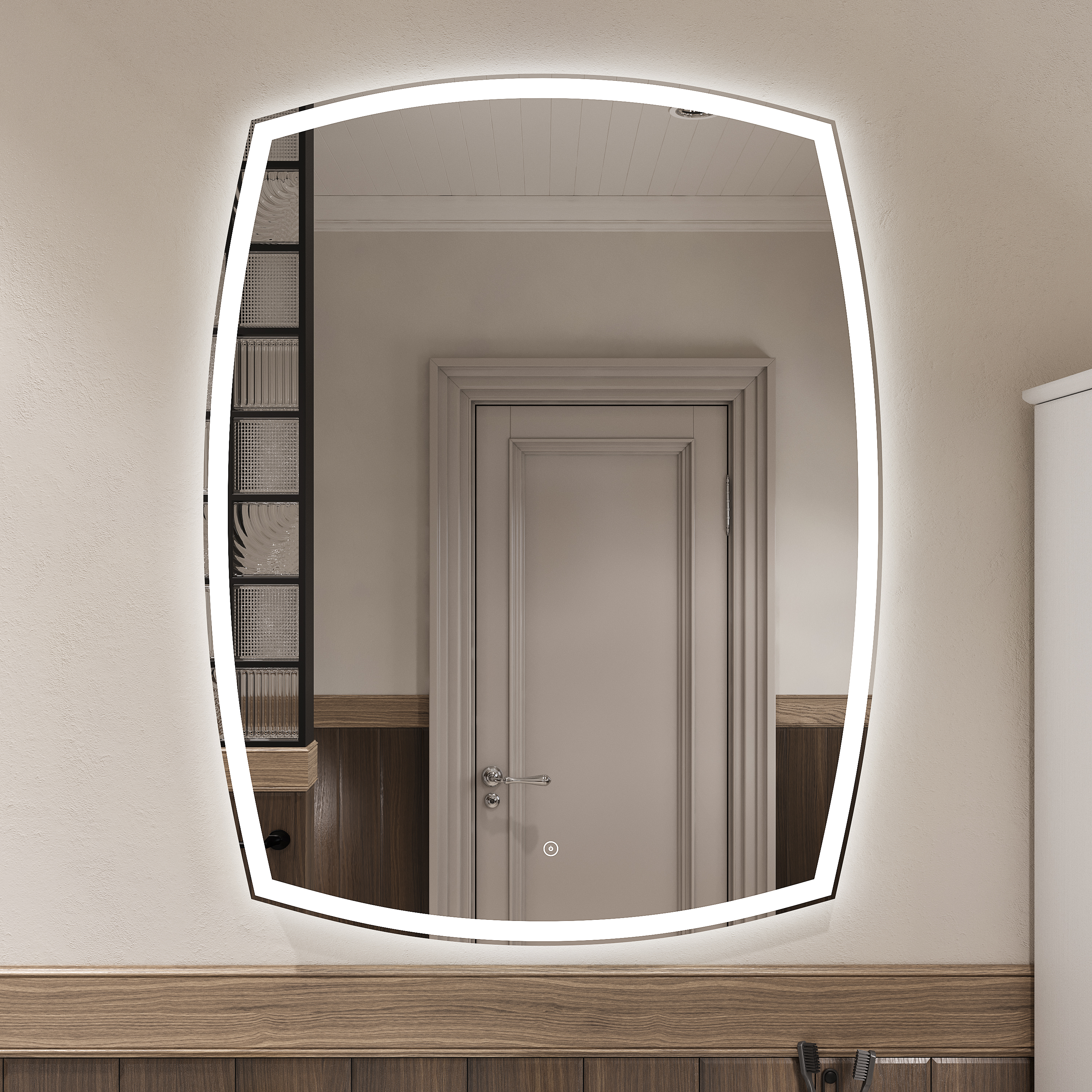 Зеркало DIWO Сочи 70 с подсветкой ЗЛП2148 - 0