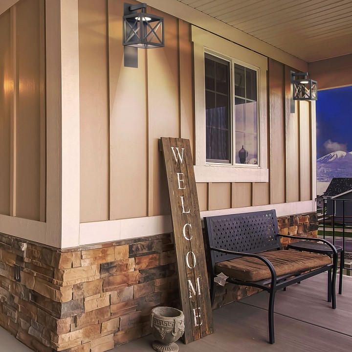 Уличный настенный светодиодный светильник Novotech Street Dantela 358447 - 2