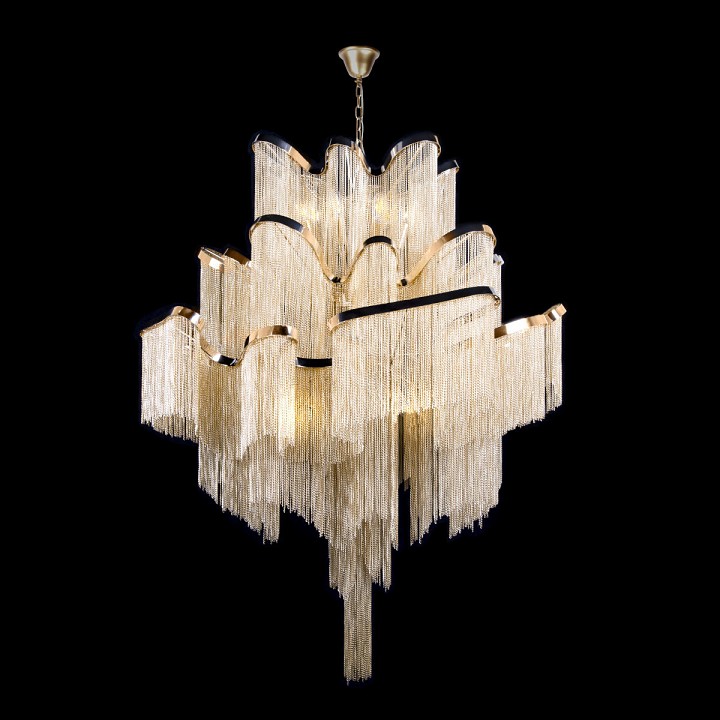 Подвесная люстра Loft it Stream 10208/1000 Gold - 4