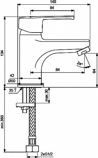 Комплект смесителей Vidima Uno  BA379AA - 3