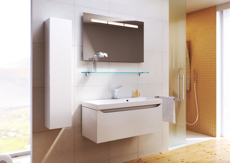 Шкаф-пенал Aqwella Анкона 25 см  An.05.25/W - 1