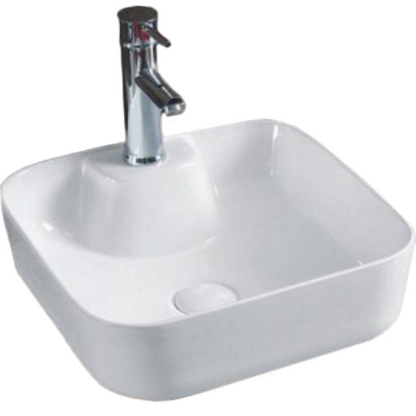 Раковина накладная Ceramalux N белый  9443 - 0