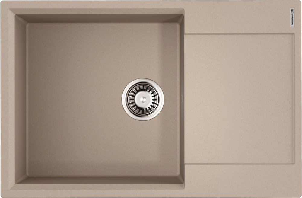 Мойка кухонная Omoikiri Daisen 78-LB бежевая 4993693 - 0