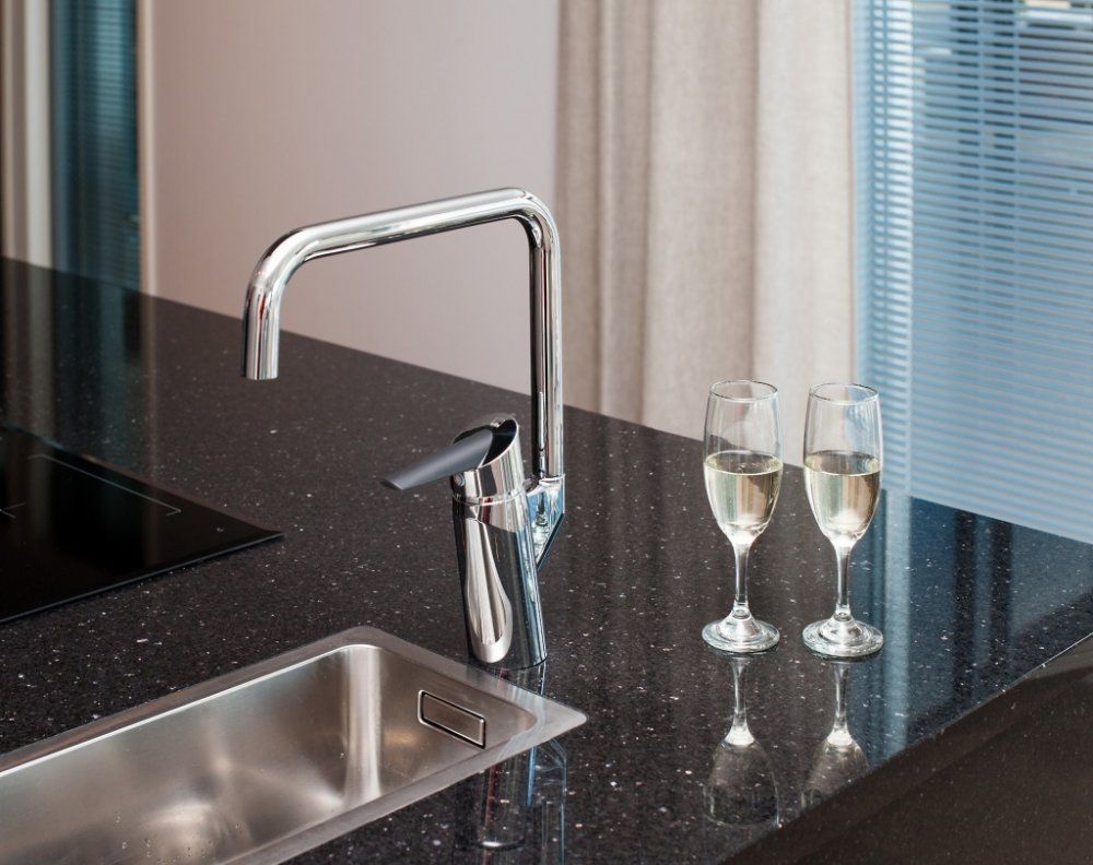 Смеситель для кухонной мойки Oras Optima new хром, черный  2733F - 3