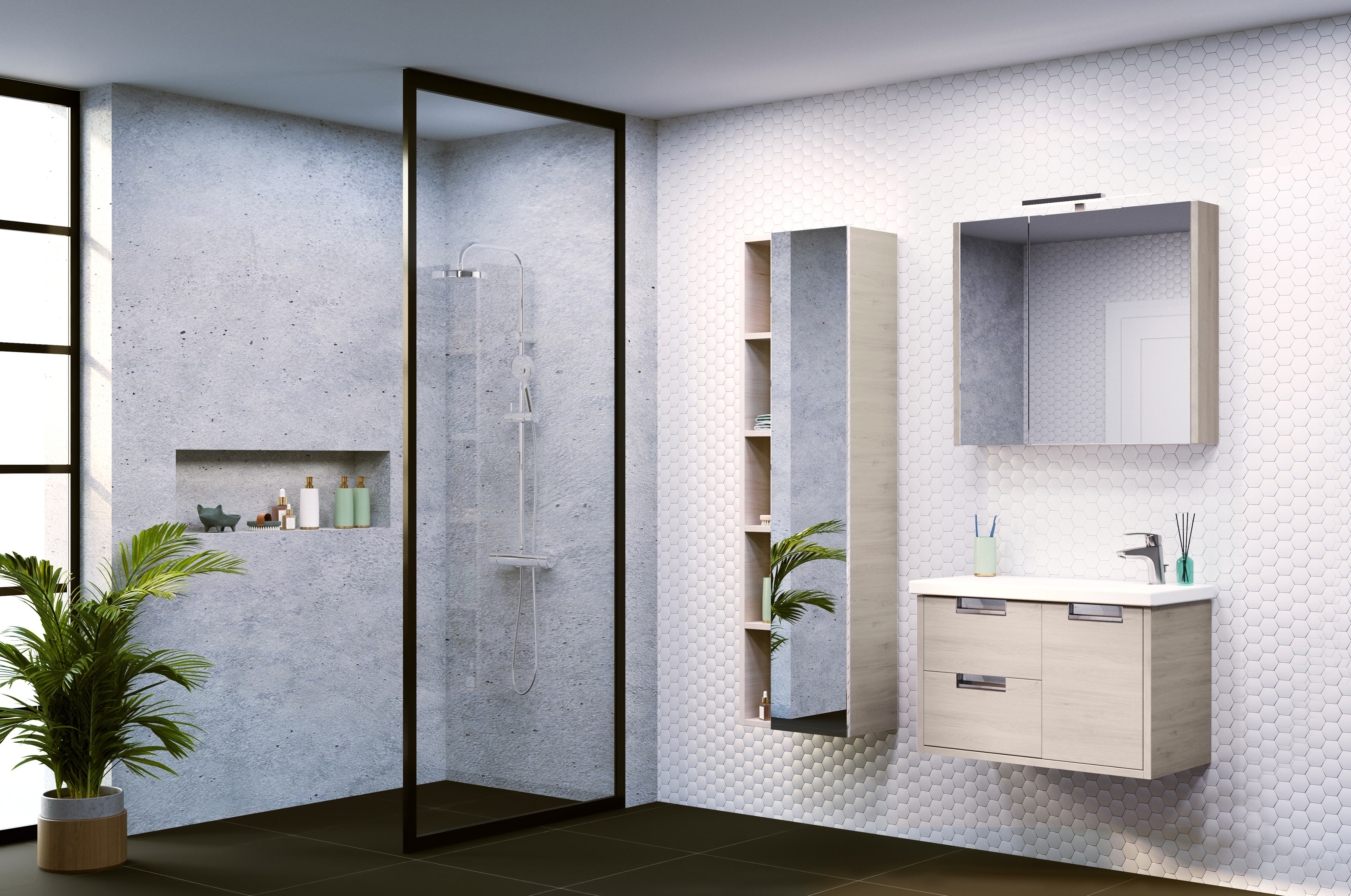 Тумба для комплекта Roca Etna 80 дуб верона 857301445 - 1