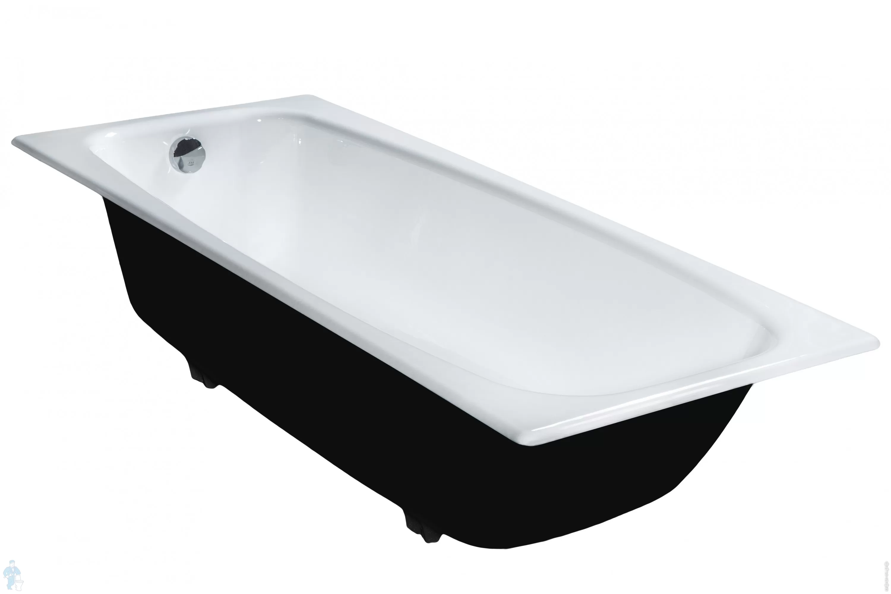 Ванна чугунная Грация 170х70 с гладким покрытием дна ТУ-4941-004-002-88411-02 - 2