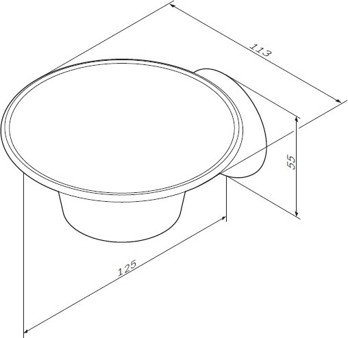 Мыльница AM.PM Like A8034200 - 7