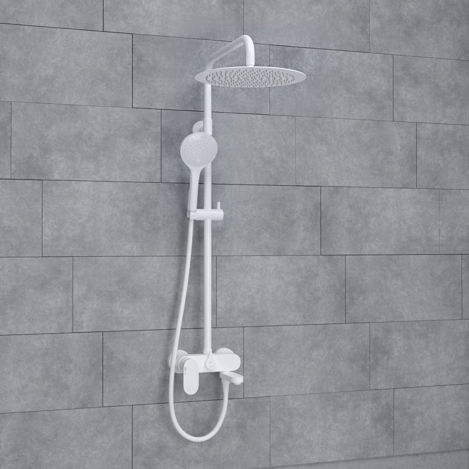 Душевая система WasserKraft 30 белый матовый A185.161.155.WM - 1