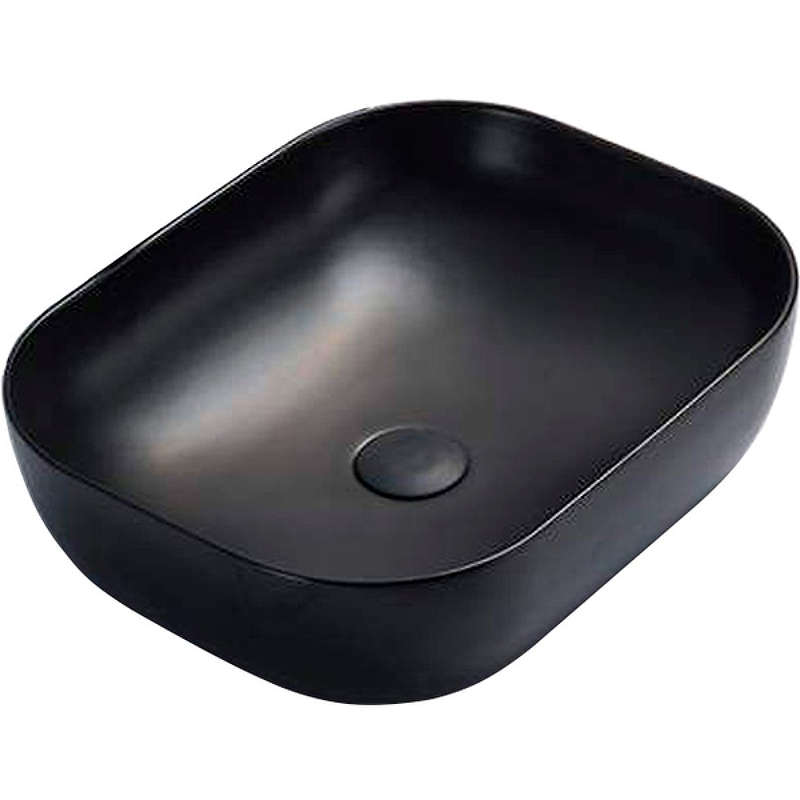 Раковина накладная CeramaLux NC 49 см черный матовый  78104-1MB - 0