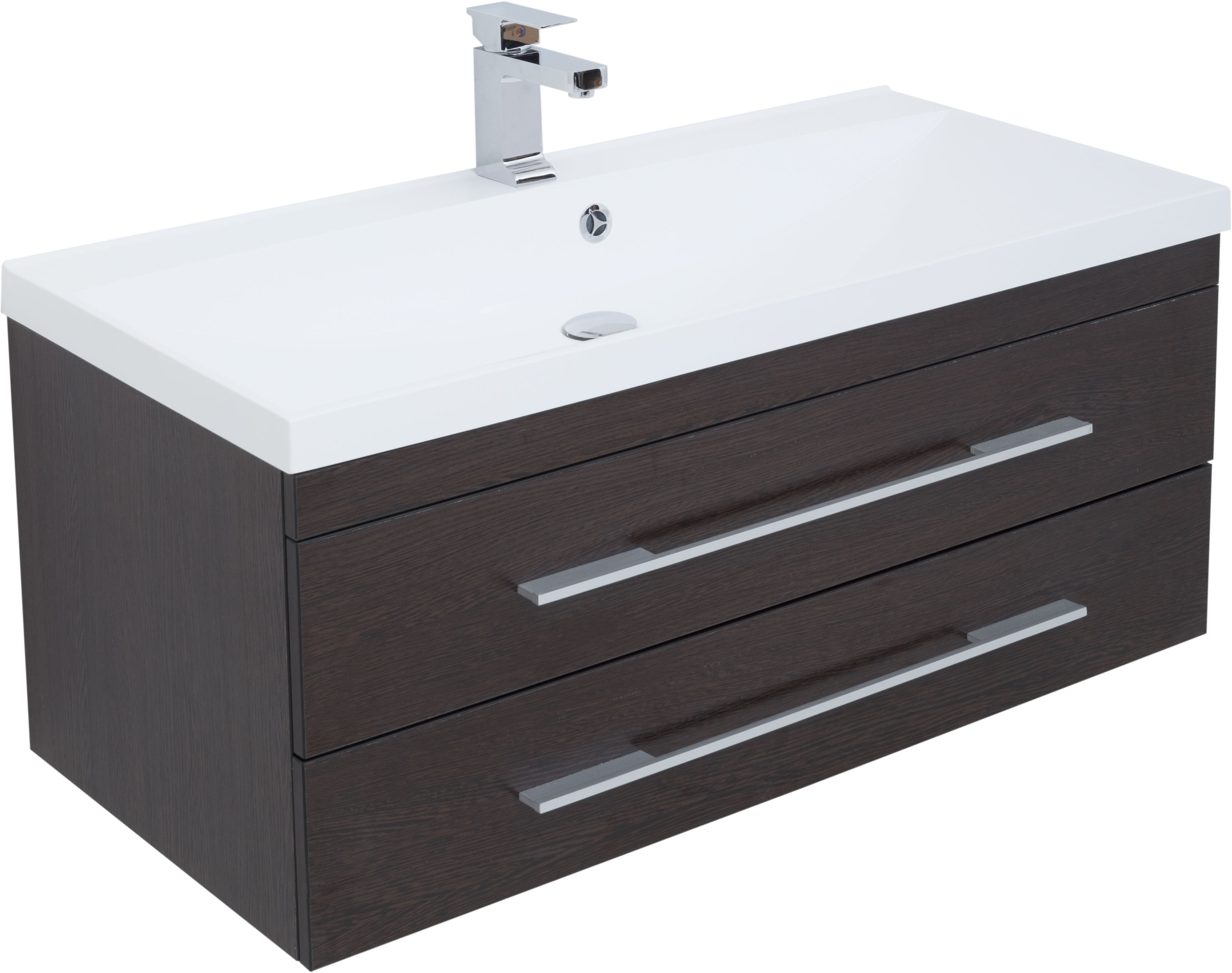 Тумба с раковиной Aquanet Нота 100 венге - 8