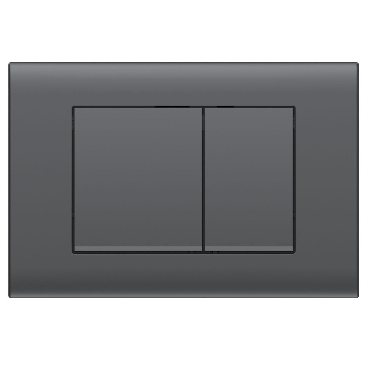 Кнопка смыва Vincea вороненая сталь VFP-001GM - 0